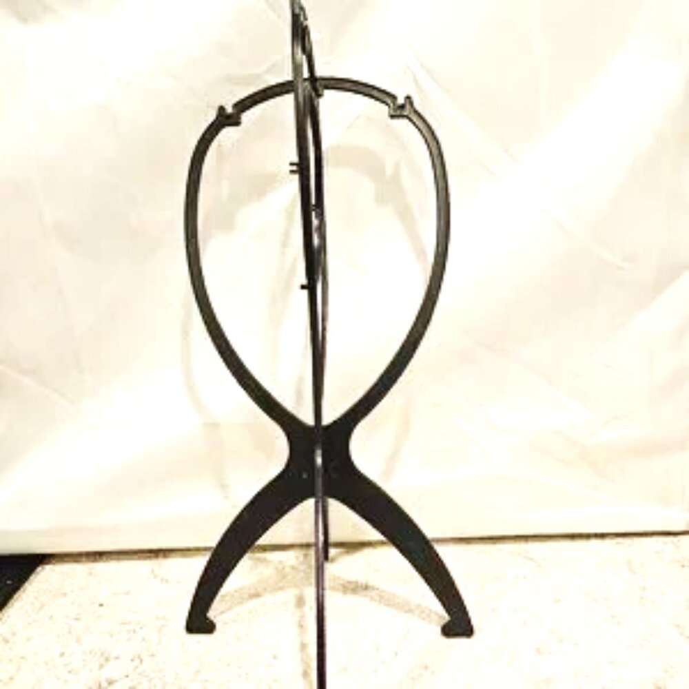 Collapsible Wig Display Rack for Salon, Home, or Travel Ideal for Wig Styling